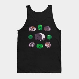 Tapir and baby watermelons Tank Top